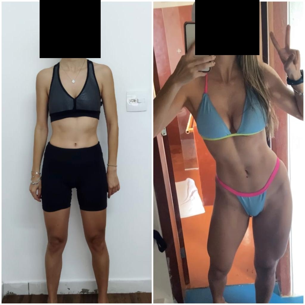 Comparação antes e depois 4, com rostos preservados em privacidade